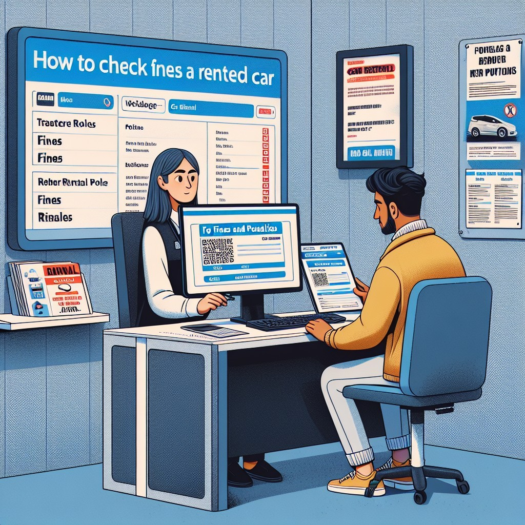How To Check Fines On Rent A Car?