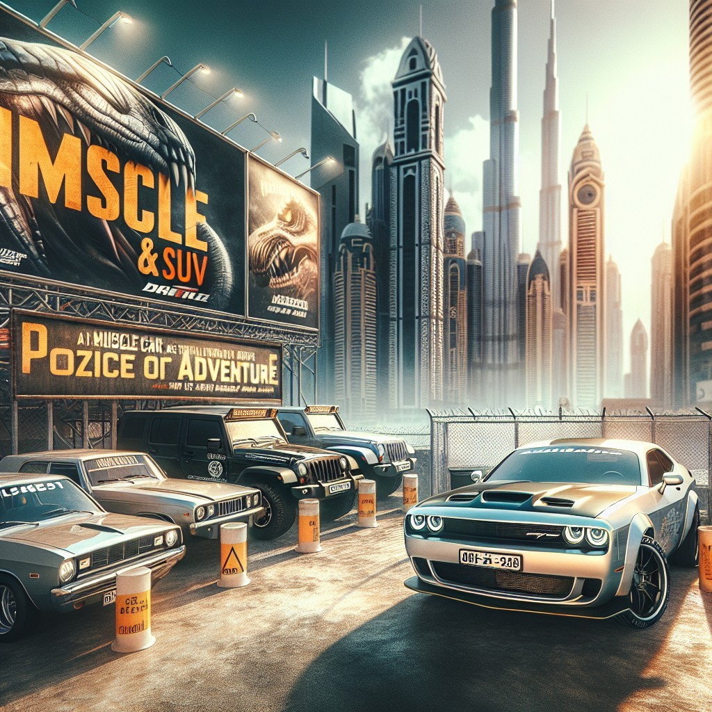 Dodge Rental in Dubai: Muscle Cars and SUVs for Bold Drivers