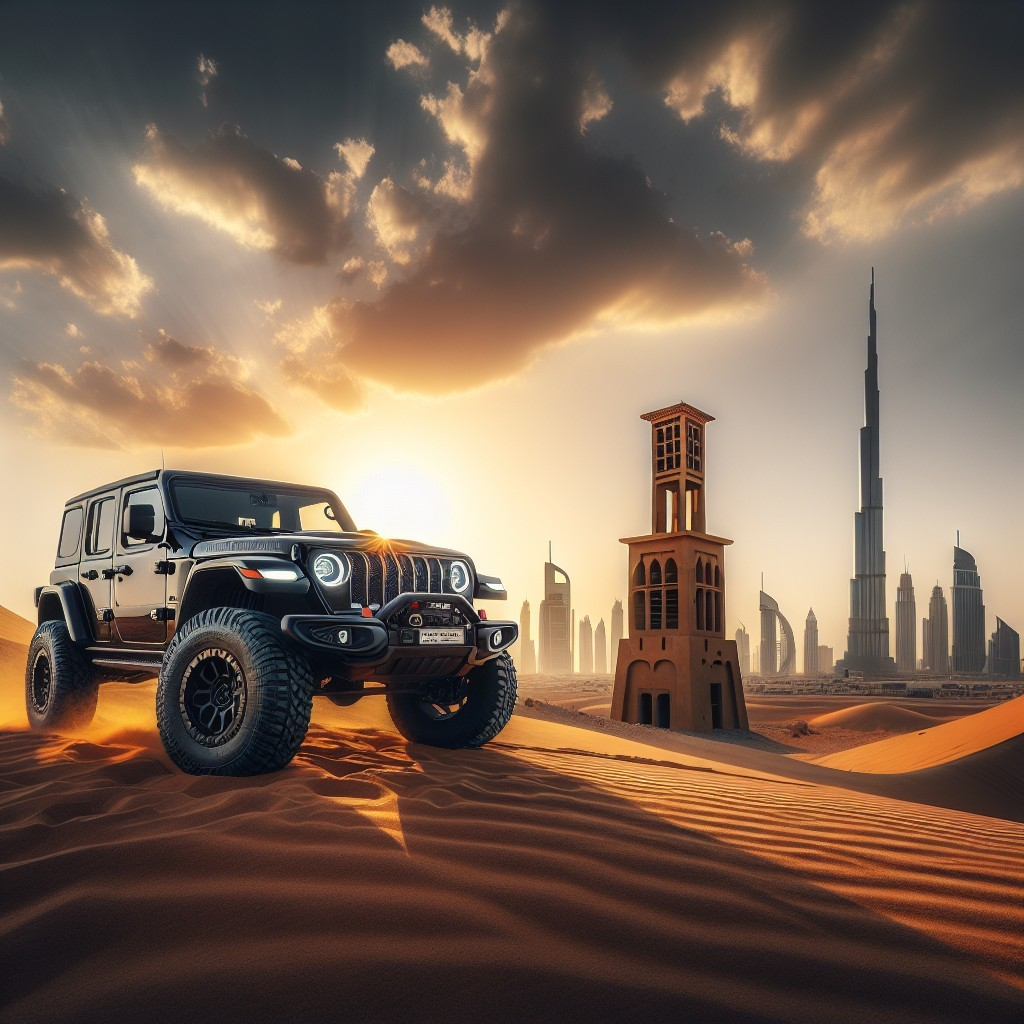 img Rent a Jeep in Dubai: Conquer Desert Dunes in an Iconic 4×4